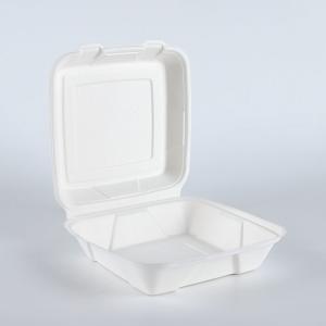 Biodegradable Food Container clamshell Box friendly fully takeout tableware