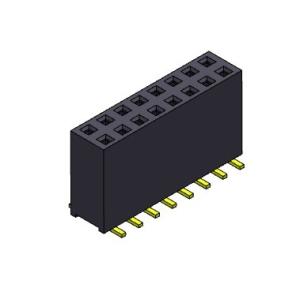 Female Header Connector 2.54mm Dual Row SMT TYPE 2*2PIN To 2*40PIN H=11.00mm