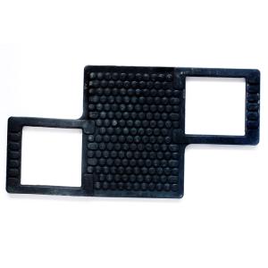 Buy cheap Custom Vibration Isolation Bearings solid rubber material pad from wholesalers