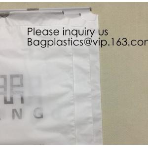 Laundry Bags Hospitality Plastic Bags Drawstring Closure Write-On Indicator