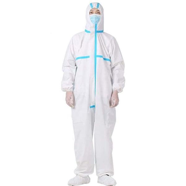 Buy cheap Breathable Disposable Protective Clothing With Elastic Cuff / Waist / Hood from wholesalers