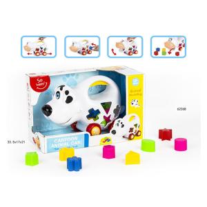 Buy cheap Educational Shape Sorting Matching Baby Blocks Toys Car Set 9Pcs PP Plastic Material from wholesalers