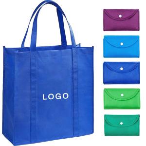 Buy cheap Supermarket Handles 30cm 40x40x10cm Foldable Non Woven Bag product