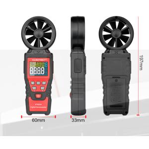 9999 CFM Handheld Digital Anemometer , HT625B Wind Meter Anemometer