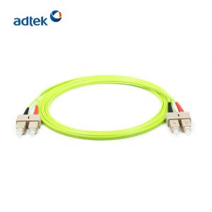 Buy cheap 0.9mm SC To SC Multimode Fiber Patch Cable OM5 Duplex LSZH / PVC from wholesalers