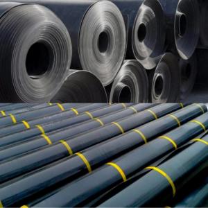 Outdoor Smooth Geomembrane Fish Pond Liner Environmentally Friendly 0.3mm 0.5mm