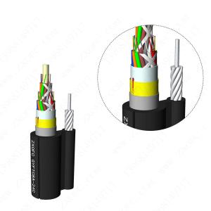 Buy cheap GYFTC8A Galvanized Stranded Steel Armored Optic Fiber Cable from wholesalers