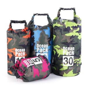 Buy cheap OEM 5L Polyeaster Camouflage 190T Waterproof Dry Bag from wholesalers
