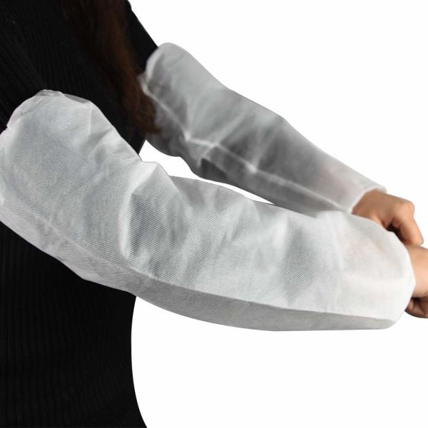 Buy cheap PP Non Woven Disposable Sleeve Covers / Disposable Sleeve Protectors from wholesalers