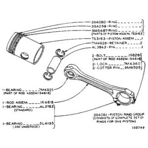Buy cheap 2W-8647 Engine 3S4061 Ring Grp Piston Cylinder Liner 2W8647 Ring G Ring 3S-4061 from wholesalers