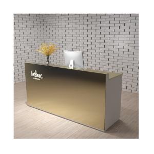 OEM Reception Desk Table with Drawers and Cabinets Made of E1 MDF/MFC Melamine