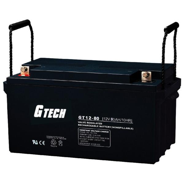 Buy cheap Solar System Alarm System Sealed Lead Acid Battery 12v 80ah from wholesalers