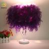 Buy cheap Multi Coloured Remote Control Feather Lamp Wedding Bedroom Bedside Romantic Nightlight from wholesalers