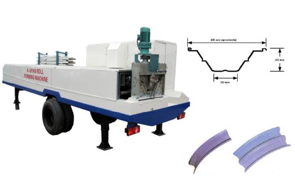Buy cheap Curving Roof Roll Bending Machine , Metal Roller Bender For K Span Arched Panel from wholesalers