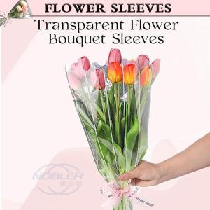 Buy cheap Flower Packaging Bag Plastic Cellophane Sleeve Waterproof Transparent Color product