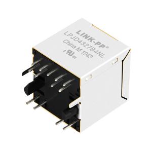 Buy cheap 74984104401 Vertical Rj45 Connector 10/100 Base-T With PoE Magnetics LPJD4327B4NL from wholesalers