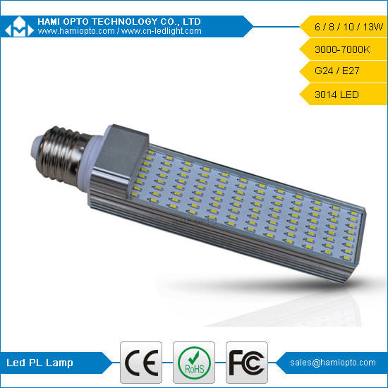 Quality led E27 PL lamp10w replacement of 26w energy saving lamp for sale