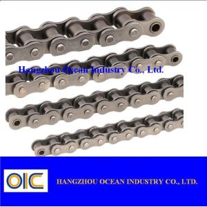 China 1/4 Inch 1000 Lbs Tensile Strength Roller Chains for Power Transmission on sale