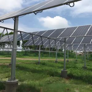 Buy cheap High Stability Aluminum 6005-T5 Ground Solar Mounting Brackets with 10-35 Degrees Adjustable Tilt from wholesalers