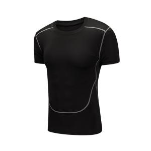 Buy cheap Polyester Printed Blank T Shirts Jogging Slim Fit Physical Exercise from wholesalers