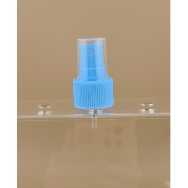 Quality Cosmetic Bottles Blue Ribbed Fine Mist Sprayer Trigger K302 for sale