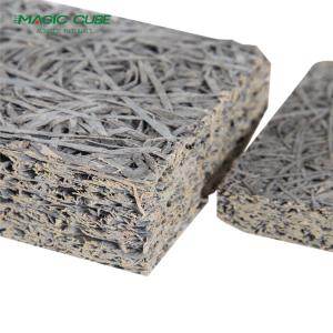 155'' Perforated Screen Wood Wool and Cement Panels 3D for Stylish Home Model