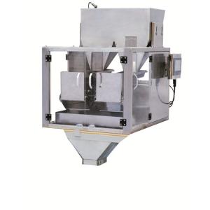 6500 Gram 2 Head Linear Weigher Machine For Seeds Nuts Powder Granule Grains