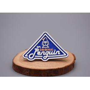 China Hot Melt Adhesive Printed Silicone Clothing Labels Customized Twill Back on sale