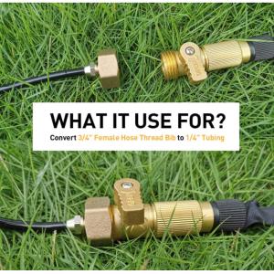 Buy cheap Female Thread Brass Faucet Adapter Bib Swivel Garden Hose Adapter from wholesalers