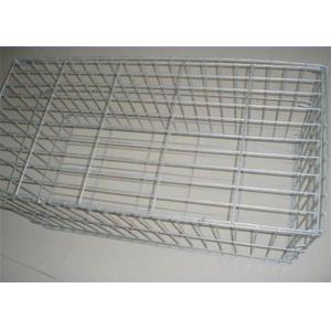 Buy cheap Zinc Coated Welded Wire Gabions Baskets , Stone Filled Wire Cages product