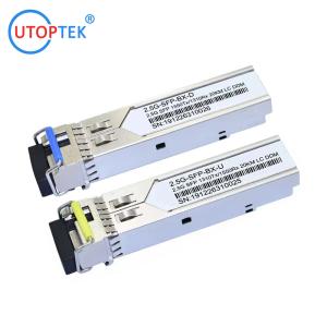 Buy cheap 2.5Gb/s SFP  Bidi LC 20km 1310/1550nm optical fiber Transceiver Module DDM for cisco/huawei/Aruba/HP from wholesalers