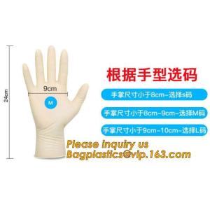 Natural Disposable Powdered Free Custom Medical Examination Latex Gloves,Powder