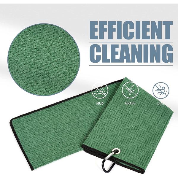 Buy cheap Soft Comfortable Microfiber Waffle Golf Towel Anti Bacterial Treatment from wholesalers