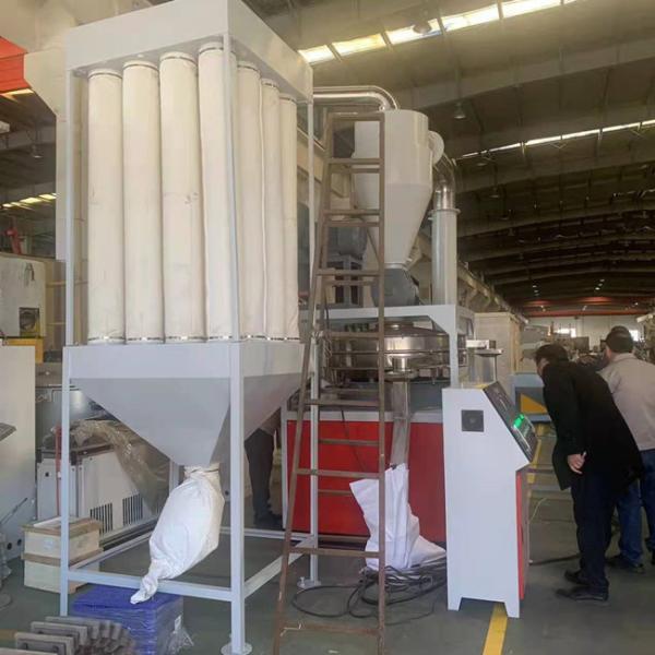 Quality 120 Meshes PVC Milling Pulverizer Machine Water Cooling High Capacity for sale