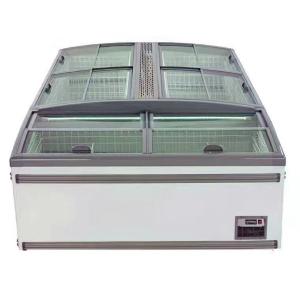 Buy cheap Integral Supermarket Island Freezer Chiller Cabinets For Frozen Chickens from wholesalers