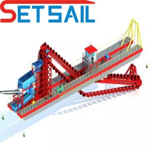 Powerful Power Generator Sets for River Gold Mining on the Bucket Chain Mining