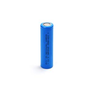 Buy cheap Rechargeable ICR18650 3.7 V 2000mAh Lithium Battery Odorless from wholesalers