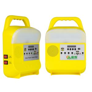 Off Grid Energy Power Bank Generator Kit Small Portable Home Solar Led Light