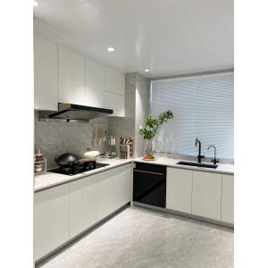 Buy cheap Flat Kitchen Cabinets Wall Mount Design Classic MDF PVC For Commercial projects from wholesalers