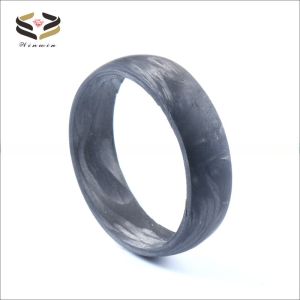 Buy cheap 6mm 8mm Black Carbon Fiber Ring for Men and Women Main Stone N/A Setting Type Invisible Setting from wholesalers