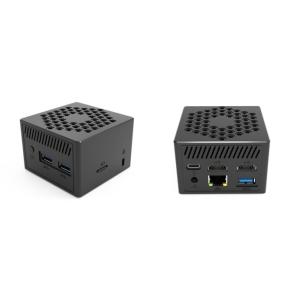 Buy cheap Two HDMI N6005 Mini PC LPDDR4 4GB / 8GB RJ45 Plastic Chassis Compact Dimensions from wholesalers