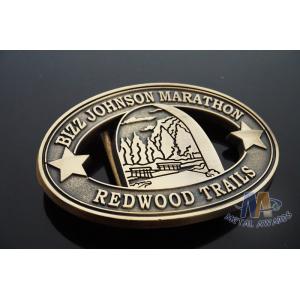 Buy cheap Custom Cut Out stye Womens And Men Metal Belt Buckles , Personalized Belt Buckles Pantone Color from wholesalers