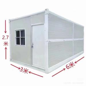 Buy cheap Durable Folding Container House With Bending Steel Plate And Glass Wool Sandwich Panels For Strong And Insulated Walls from wholesalers