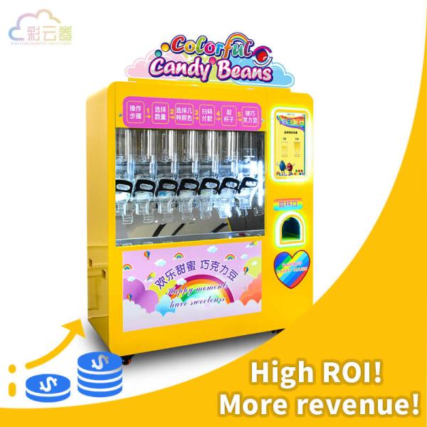 Automated Robotic Arm Candy Dispenser Vending Machine Automated With Removable