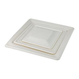 Buy cheap Disposable Dinner Biodegradable Sugarcane Bagasse Plates Tableware Paper from wholesalers