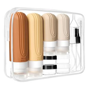Buy cheap 16 Pack Silicone Travel Bottle Set Durable Reusable and Easy to Clean for Hassle-Free Travel and TSA Approval from wholesalers