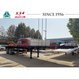 Buy cheap 20FT / 40FT 2 Axle Interlink Flatbed Trailer Side Wall Trailer from wholesalers