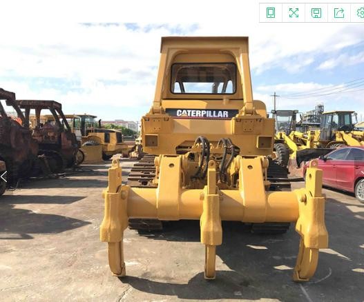 Hydraulic Used Bulldozer D7G With 115KW / 154 HP 6 Cylinder Engine