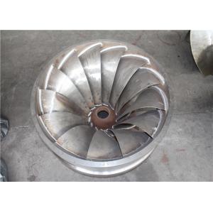 Water Powered Hydro Turbine Runner / Francis Wheel Runner For Power Plant