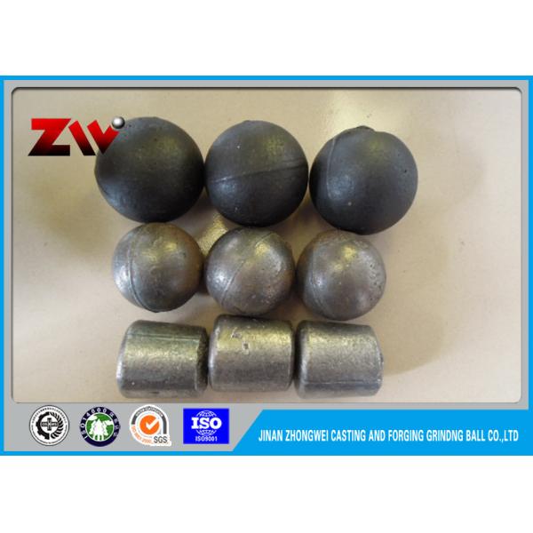 Quality Chrome iron ball mill grinding cylpebs in cast and forged , Hardness HRC 60-65 for sale